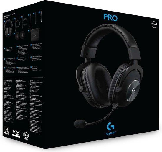 Logitech G PRO X - Bedrade Gaming Headset - Multiplatform - Zwart