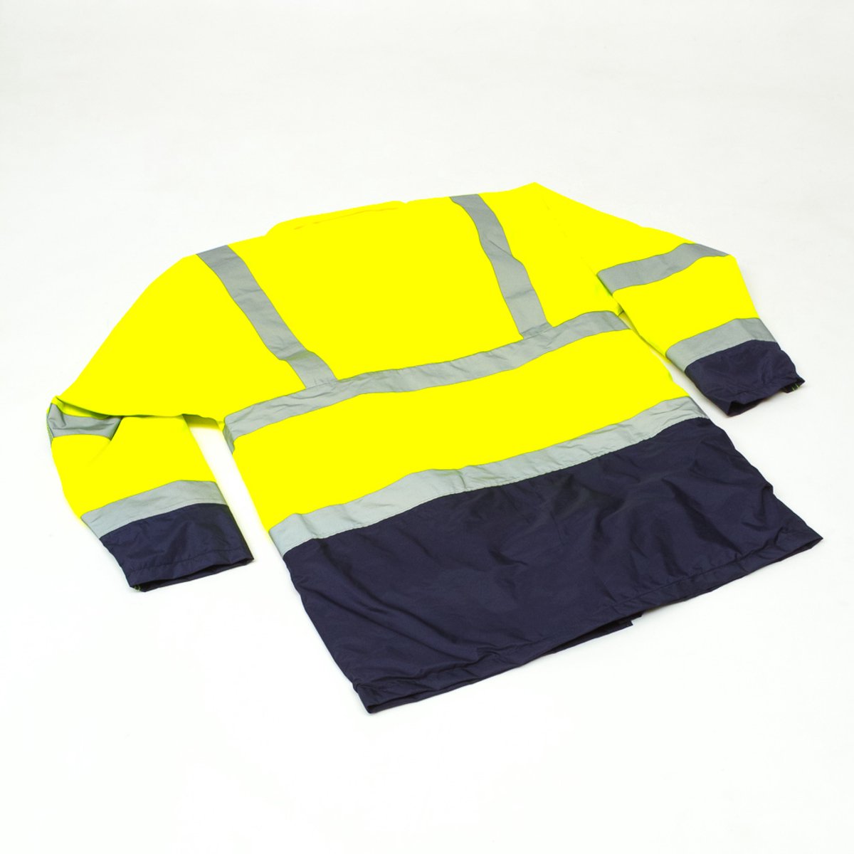 Parka signalisatie geel/navy maat L