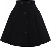 Fina Skirt Black in Swing Vintage Jaren 50 Stijl