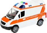 Duitse ambulance frictie met licht en geluid
