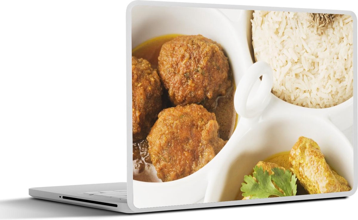 Afbeelding van product SleevesAndCases  Laptop sticker - 10.1 inch - Close-up van Kofta in curry