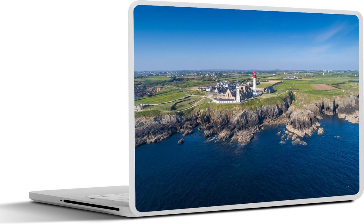 Afbeelding van product SleevesAndCases  Laptop sticker - 13.3 inch - Bretagne vanuit de lucht