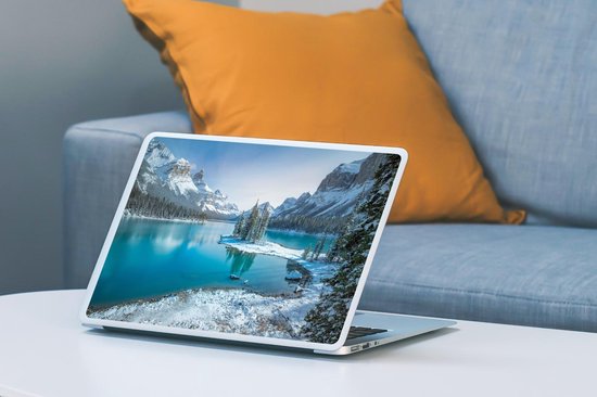 Sticker ordinateur portable - 11,6 pouces - Paysage - Neige - Hiver - Water - Berg