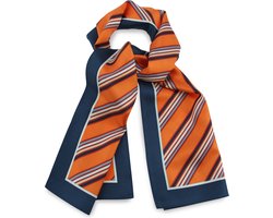 JB Collection - Sjaals - sjaal London Connection langwerpig - rood / grijs / marineblauw / wit