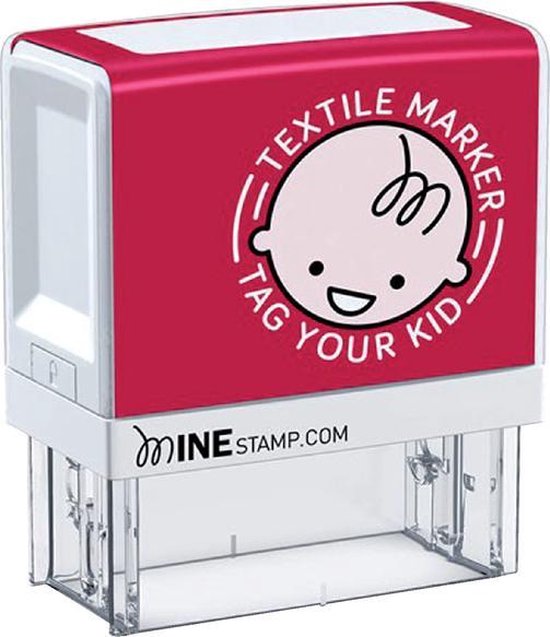 Tampon marqueur pour vêtements et livres MINE STAMP - blanc clair