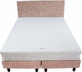 Bedworld Boxspring 180x220 - Medium - Tweedlook - Licht taupe (M08)