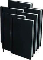 boekenkaft elastisch A4 zwart 6 stuks
