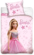 Barbie Dekbedovertrek 140 X 200 Cm Katoen Donkerroze