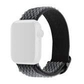 Wave Texture Nylon vervangende horlogebanden voor Apple Watch Series 6 & SE & 5 & 4 44 mm / 3 & 2 & 1 42 mm (stormgrijs)
