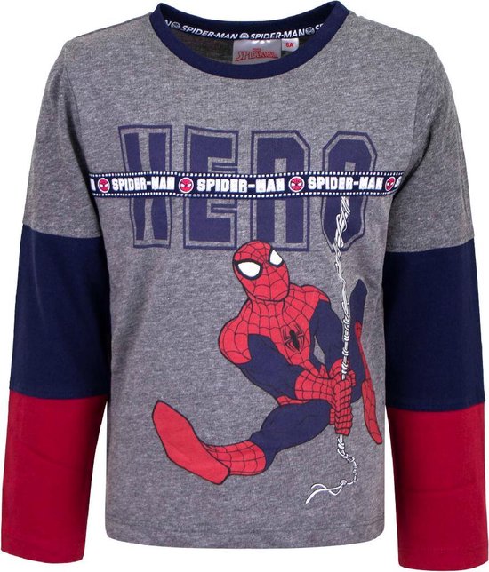 Marvel Spiderman shirt - Lange mouw - HERO