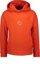 Moodstreet meisjes hoodie Smiley Orange