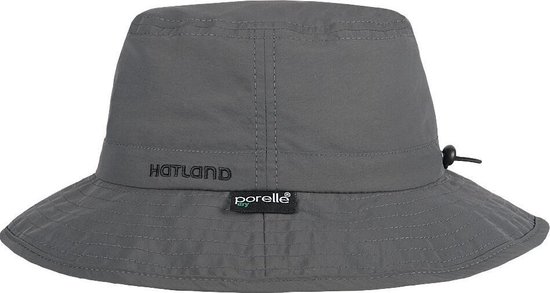 Hatland - Baseball cap voor heren - Winner Porelle - Antraciet - maat L/XL (60CM)