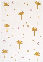 Nattiot - Little Palm Honing Vloerkleed Kinderkamer & Babykamer - Tapijt 120 x 170 cm