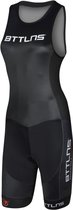 BTTLNS trisuit | triathlon pak | trisuit mouwloos dames | Nemesis 1.0 | zwart | XS