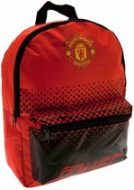 Manchester United FC Childrens/Kids Fade Design Backpack (Red/Black)