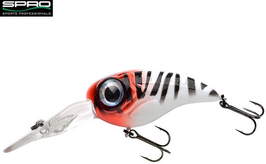Spro Fat Iris - 4 cm - deeprunner - redhead tiger van Spro — afbeelding 5