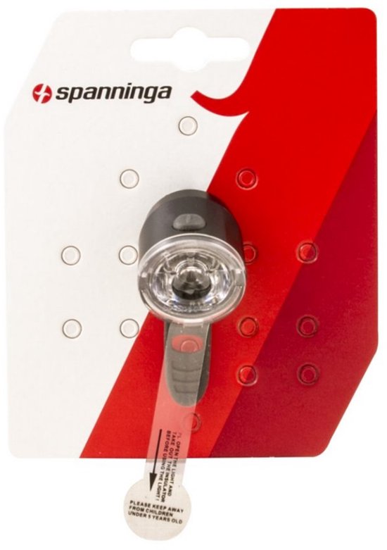 Spanninga Dot Fiets koplamp - 10 lumen - Batterij van Spanninga — afbeelding 2
