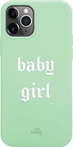 iPhone 12 Pro Case - Baby Girl Green - xoxo Wildhearts Short Quotes Case