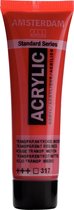 Amsterdam acryl 317 transparantrood middel 20 ml