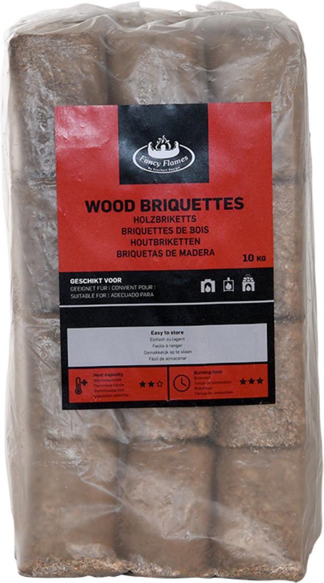 Esschert Design Houtbriketten Bruin -