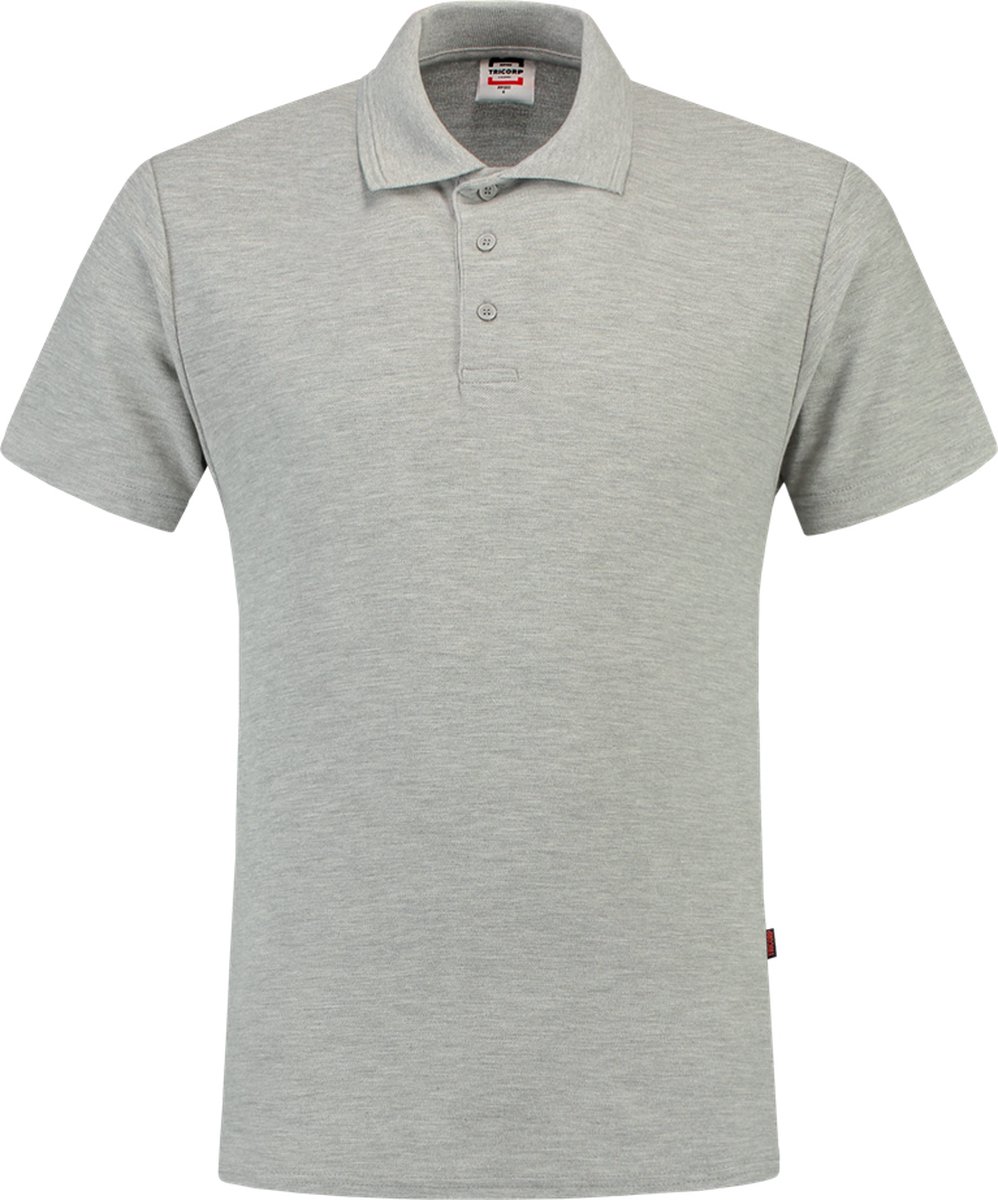 Tricorp Poloshirt 100% katoen - Casual - 201007 - Grijsmelange - maat S