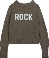 Zadig & Voltaire Trui meisje kaki chine maat 140