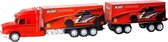 autotransporter Mega Truck jongens 1:30 rood 8-delig