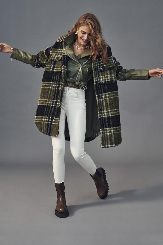 Overshirt dames geruit hotsell