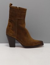 Shabbies Amsterdam 183020253 enkellaarsjes dames bruin  2007 warm brown suede 40