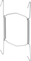 bordenhanger 9-18 cm staal zilver