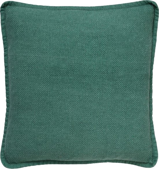 Dutch Decor - Housse de coussin en coton - Bowie 45x45 cm - couleur: pantone Sagebrush Green - vert
