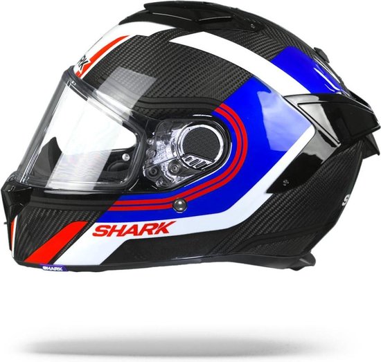 Shark Spartan GT Carbon Tracker DBR Carbon Blauw Rood XL | bol.com