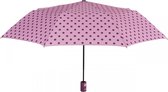 paraplu automatisch dames 96 cm microvezel roze