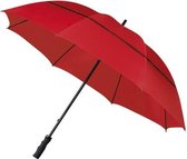 golfparaplu Eco windproof 120 cm rood