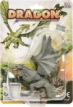speelfiguur draak jongens 18,5 cm grijs
