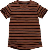 Levv jongens t-shirt Raoul aop Rust Stripe