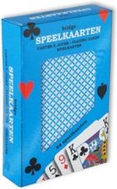 speelkaarten Premium 9 x 6 cm papier blauw