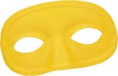 verkleedmasker 15 cm geel