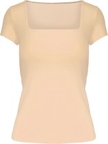 Carre Top Beige