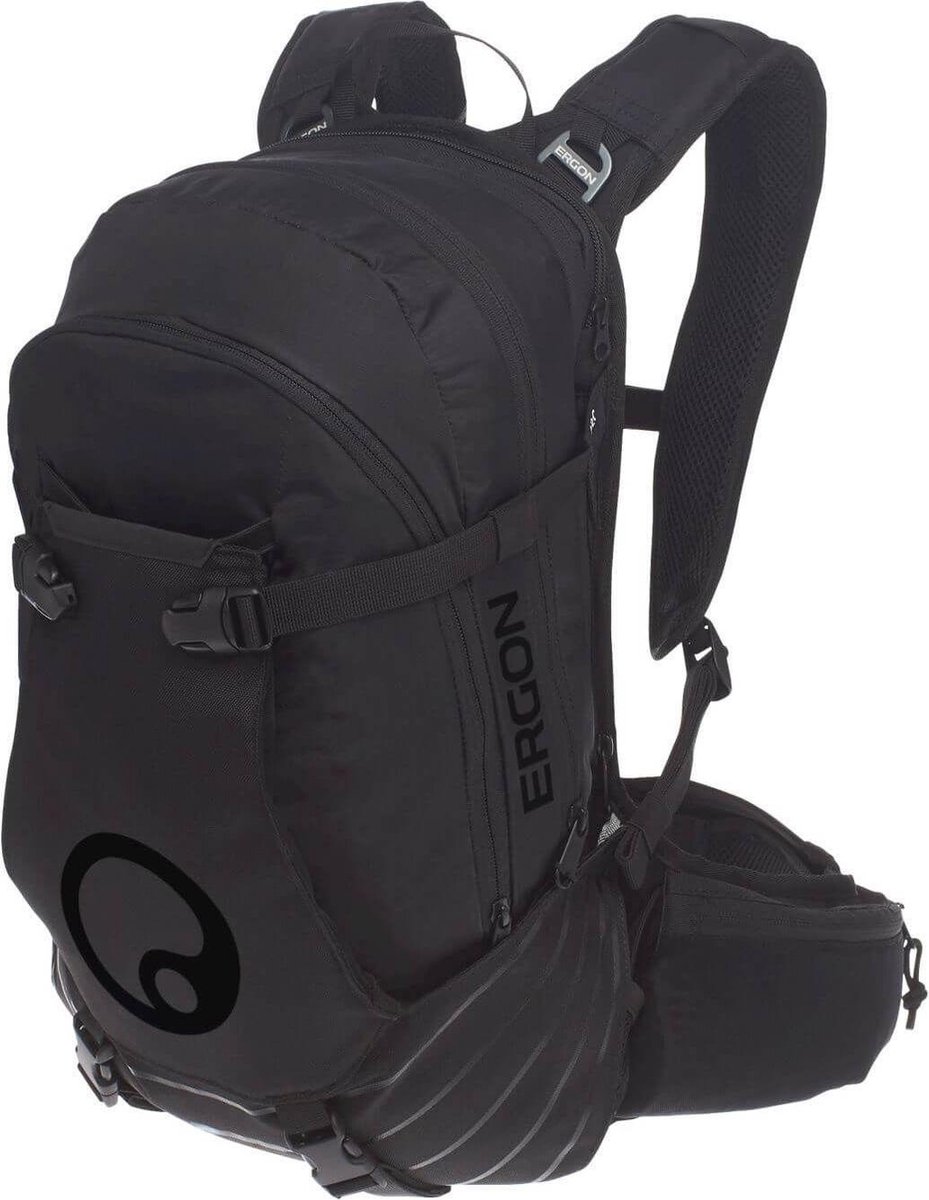 Ergon BA3 E-Protect Rugzak, black stealth