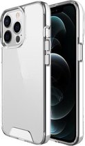 Hoog transparant acryl + TPU schokbestendig hoesje voor iPhone 13 (transparant)
