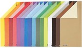 Papier - Diverse kleuren - A4 - 21x29,7cm - 100 grams - Color Bar - 16 diverse vellen