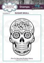 Creative Expressions • Pre cut rubber stamp Andy Skinner sugar skull