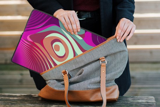 Housse pour ordinateur portable 13 pouces 34x24 cm - Art coloré - Housse pour Macbook & Laptop Abstrait - Housse pour ordinateur portable avec photo