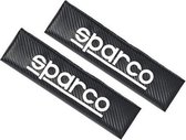 Kussentje voor veiligheidsgordel Sparco Carbono 1206CB Donkergrijs (2 uds)