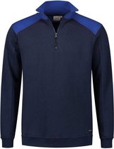 Santino Tokyo 2color Zip sweater (280g/m2) - Marine | Blauw - S