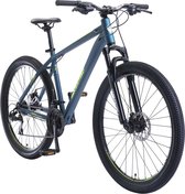 Bikestar 27.5 inch, 21 speed hardtail Sport MTB, blauw / geel