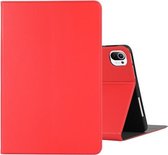 Voor Xiaomi Pad 5 Voltage Craft Textuur TPU Horizontale Flip Beschermhoes met Houder (Rood)
