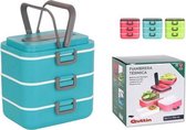 Set Lunchboxen Quttin Stapelbaar Thermisch (3 uds) (2,25 L)