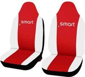 Zithoes Smart.2s.Ec_R.Bi Verstelbaar Auto Synthetisch Leer Rood/Wit (Gerececonditioneerd B)
